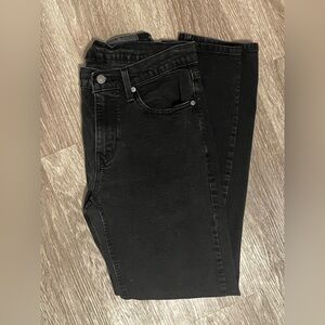 Black Denim Stretch Athletic fit Jeans